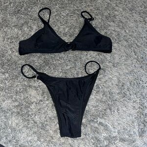 Black 2 piece bikini